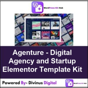 Agenture - Digital Agency and Startup Elementor Template Kit