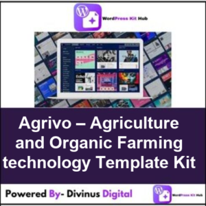 Agrivo – Agriculture and Organic Farming technology Template Kit