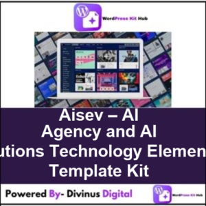 Aisev – AI Agency and AI Solutions Technology Elementor Template Kit