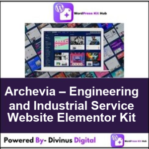 Archevia – Engineering and Industrial Service Website Elementor Kit