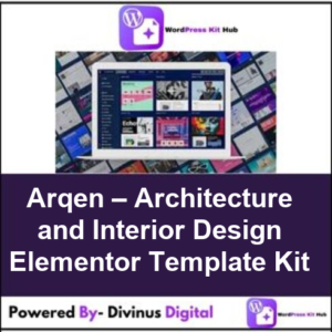 Arqen – Architecture and Interior Design Elementor Template Kit