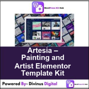 Artesia – Painting and Artist Elementor Template Kit