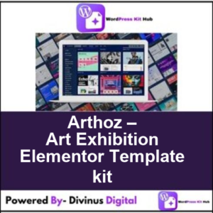 Arthoz – Art Exhibition Elementor Template kit
