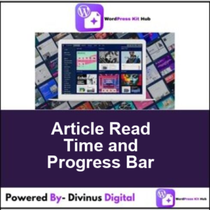 Article Read Time and Progress Bar