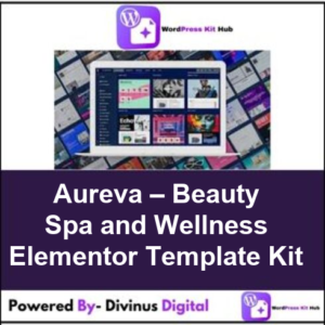 Aureva – Beauty Spa and Wellness Elementor Template Kit