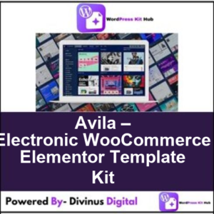 Avila – Electronic WooCommerce Elementor Template Kit