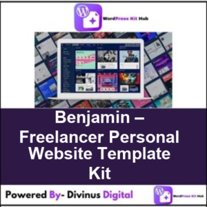Benjamin – Freelancer Personal Website Template Kit