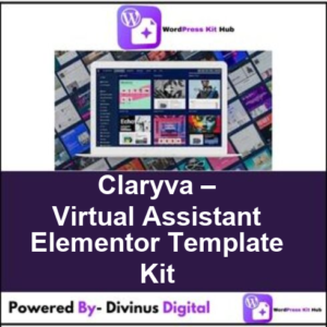 Claryva – Virtual Assistant Elementor Template Kit