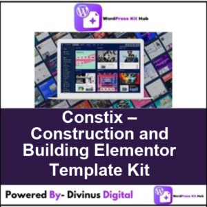 Constix – Construction and Building Elementor Template Kit