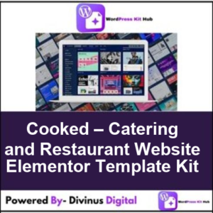 Cooked – Catering and Restaurant Website Elementor Template Kit