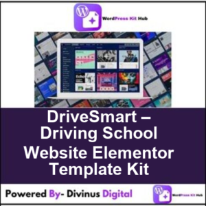 DriveSmart – Driving School Website Elementor Template Kit
