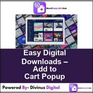 Easy Digital Downloads – Add to Cart Popup