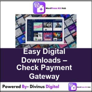 Easy Digital Downloads – Check Payment Gateway