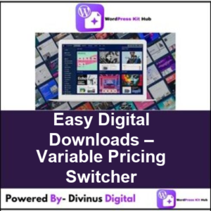 Easy Digital Downloads – Variable Pricing Switcher