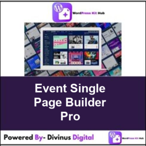 Event Single Page Builder Pro