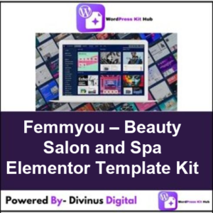 Femmyou – Beauty Salon and Spa Elementor Template Kit