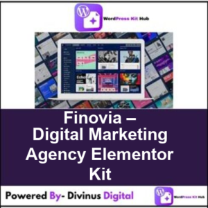 Finovia – Digital Marketing Agency Elementor Kit