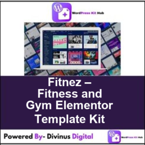 Fitnez – Fitness and Gym Elementor Template Kit