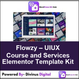 Flowzy – UIUX Course and Services Elementor Template Kit