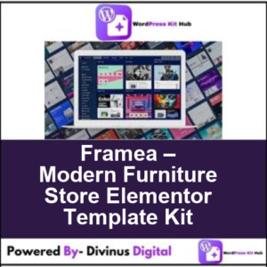 Framea – Modern Furniture Store Elementor Template Kit
