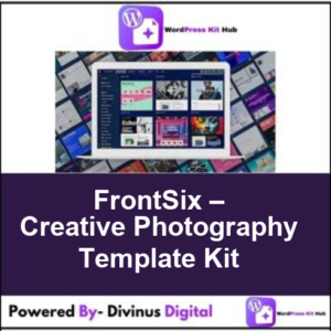 FrontSix – Creative Photography Template Kit