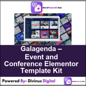 Galagenda – Event and Conference Elementor Template Kit