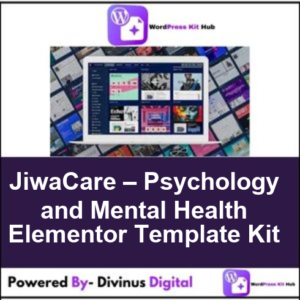 JiwaCare – Psychology and Mental Health Elementor Template Kit