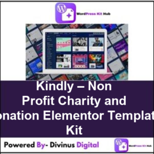 Kindly – Non Profit Charity and Donation Elementor Template Kit