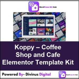 Koppy – Coffee Shop and Cafe Elementor Template Kit