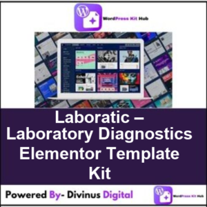 Laboratic – Laboratory Diagnostics Elementor Template Kit