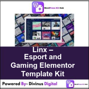 Linx – Esport and Gaming Elementor Template Kit