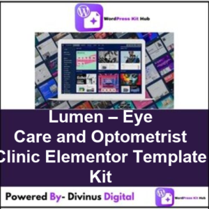 Lumen – Eye Care and Optometrist Clinic Elementor Template Kit