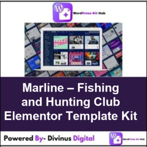 Marline – Fishing and Hunting Club Elementor Template Kit