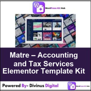 Matre – Accounting and Tax Services Elementor Template Kit