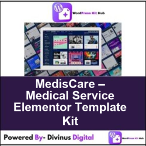 MedisCare – Medical Service Elementor Template Kit