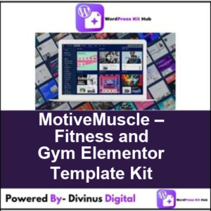 MotiveMuscle – Fitness and Gym Elementor Template Kit