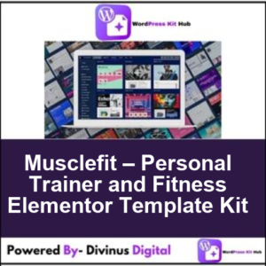 Musclefit – Personal Trainer and Fitness Elementor Template Kit