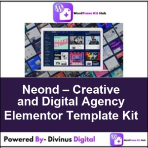 Neond – Creative and Digital Agency Elementor Template Kit