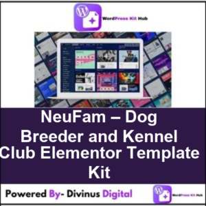 NeuFam – Dog Breeder and Kennel Club Elementor Template Kit