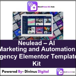 Neulead – AI Marketing and Automation Agency Elementor Template Kit