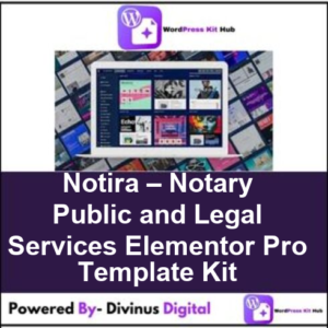 Notira – Notary Public and Legal Services Elementor Pro Template Kit