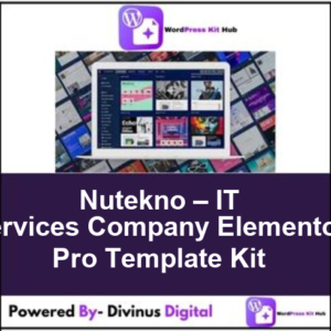 Nutekno – IT Services Company Elementor Pro Template Kit