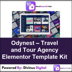 Odynest – Travel and Tour Agency Elementor Template Kit