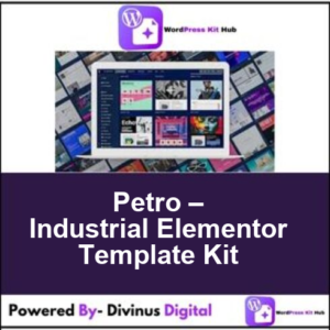 Petro – Industrial Elementor Template Kit