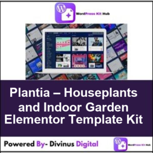 Plantia – Houseplants and Indoor Garden Elementor Template Kit