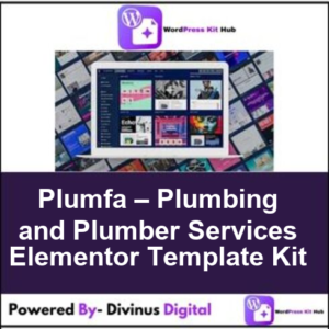 Plumfa – Plumbing and Plumber Services Elementor Template Kit