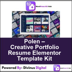 Polen – Creative Portfolio Resume Elementor Template Kit