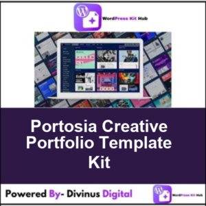 Portosia  Creative Portfolio Template Kit