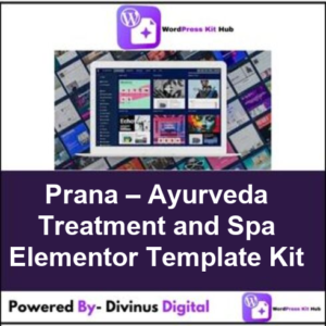 Prana – Ayurveda Treatment and Spa Elementor Template Kit