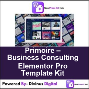Primoire – Business Consulting Elementor Pro Template Kit